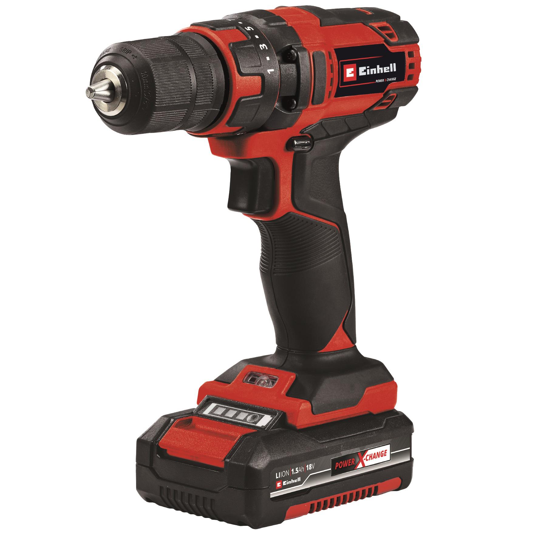 Дрель-шуруповерт аккумуляторная EINHELL, PXC TC-CD 18/35 Li 1x1,5Ah (4513914)
Дрель-шуруповерт аккумуляторная EINHELL, PXC TC-CD 18/35 Li 1x1,5Ah (4513914)