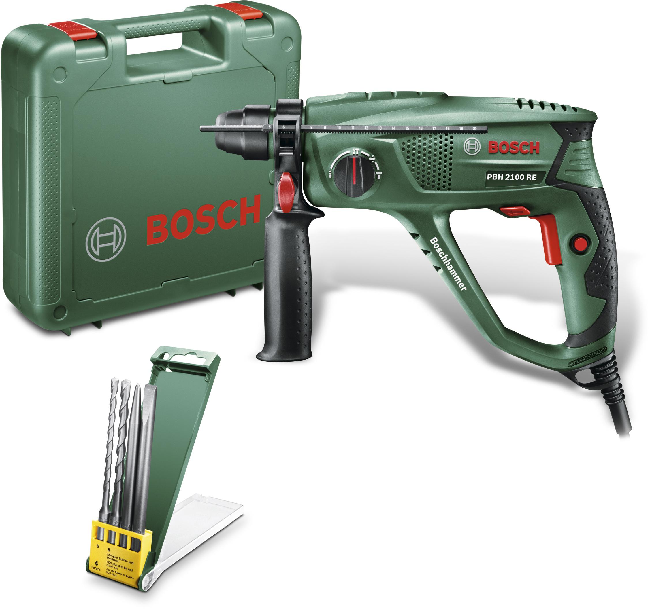 Перфоратор BOSCH, PBH 2100 RE + набор (2бура, 2 зубила) в подарок! (06033A9302)
Перфоратор BOSCH, PBH 2100 RE + набор (2бура, 2 зубила) в подарок! (06033A9302)