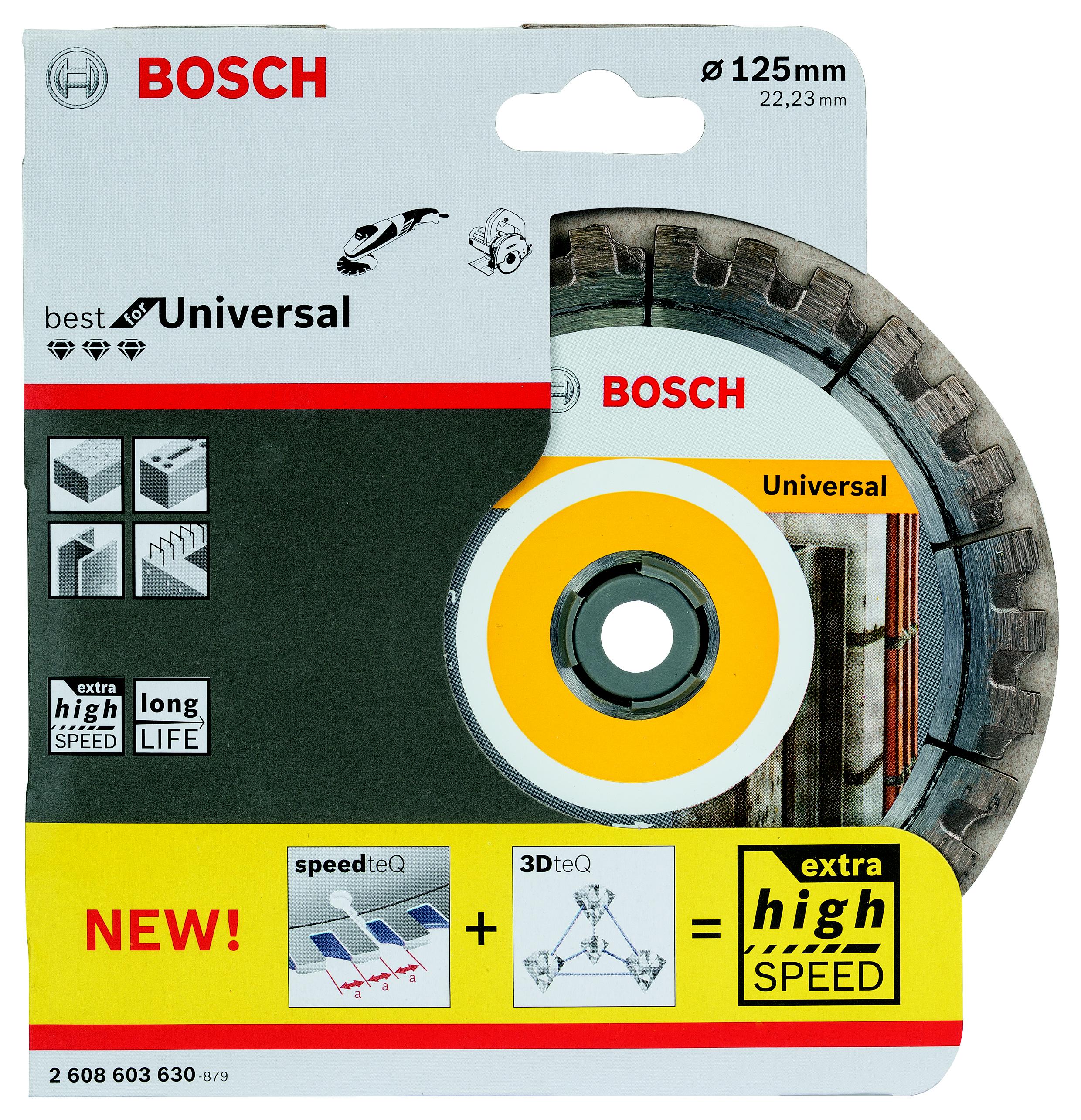 Круг алмазный BOSCH, Best for Universal and Metal (2608603630) Ф125х22мм универсальный
Круг алмазный BOSCH, Best for Universal and Metal (2608603630) Ф125х22мм универсальный