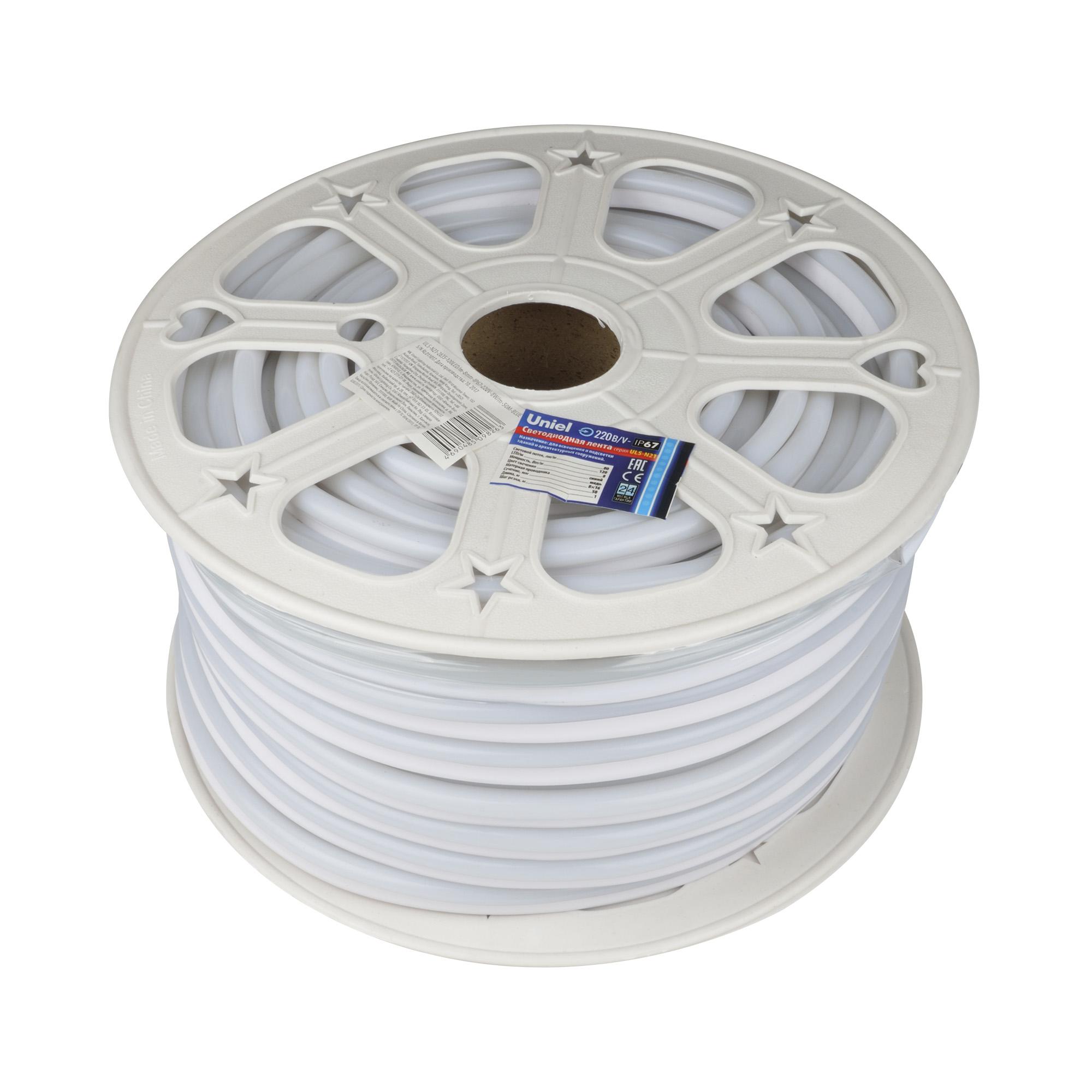 Лента светодиодная UNIEL, Желтый, ULS-N21-2835-120LED/m-8mm-IP67-220V-8W/m-50M-YELLOW NEON
Лента светодиодная UNIEL, Желтый, ULS-N21-2835-120LED/m-8mm-IP67-220V-8W/m-50M-YELLOW NEON