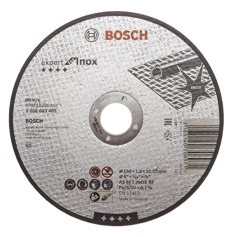 Круг отрезной Bosch 150х1.6х22 expert for inox(2.608.603.405), 150х1.6х22 expert for inox(2.608.603.405)
Круг отрезной Bosch 150х1.6х22 expert for inox(2.608.603.405), 150х1.6х22 expert for inox(2.608.603.405)