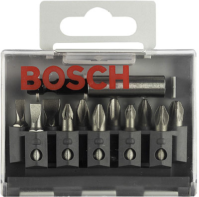 

Набор бит Bosch 25мм (extra-hart ph/pz/ls - 11шт.+ держ. 2.607.001.923, 25мм (extra-hart ph/pz/ls - 11шт.+ держ. 2.607.001.923)