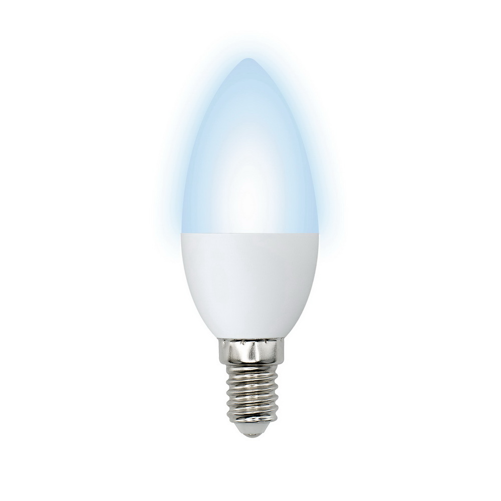 Лампа светодиодная Volpe Led-c37-6w/nw/e14/fr/dim/o 10шт