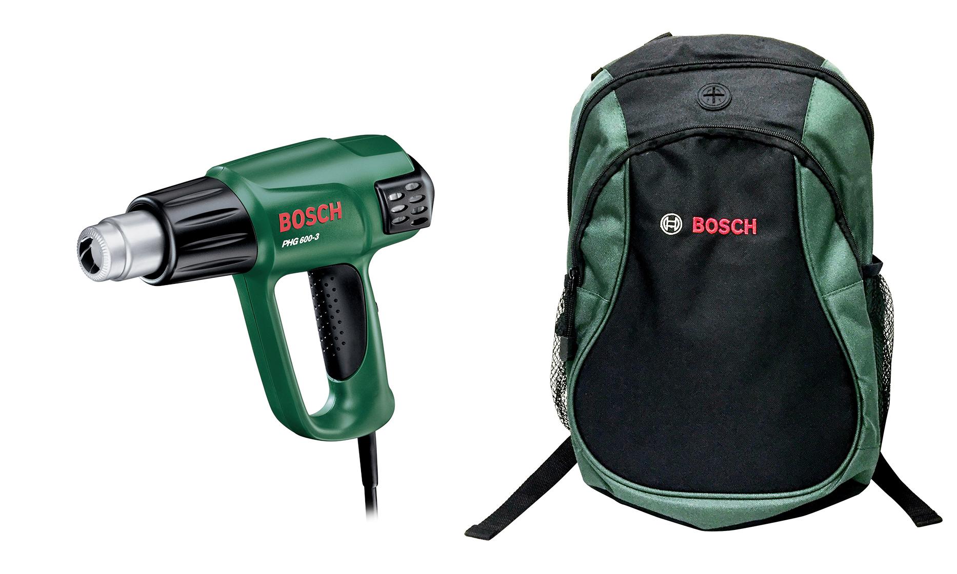 

Набор Bosch Фен технический phg 600-3 (0.603.29b.008) +Рюкзак green (1619g45200)