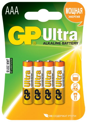 Батарейка Gp 24au-bc4 ultra 4шт