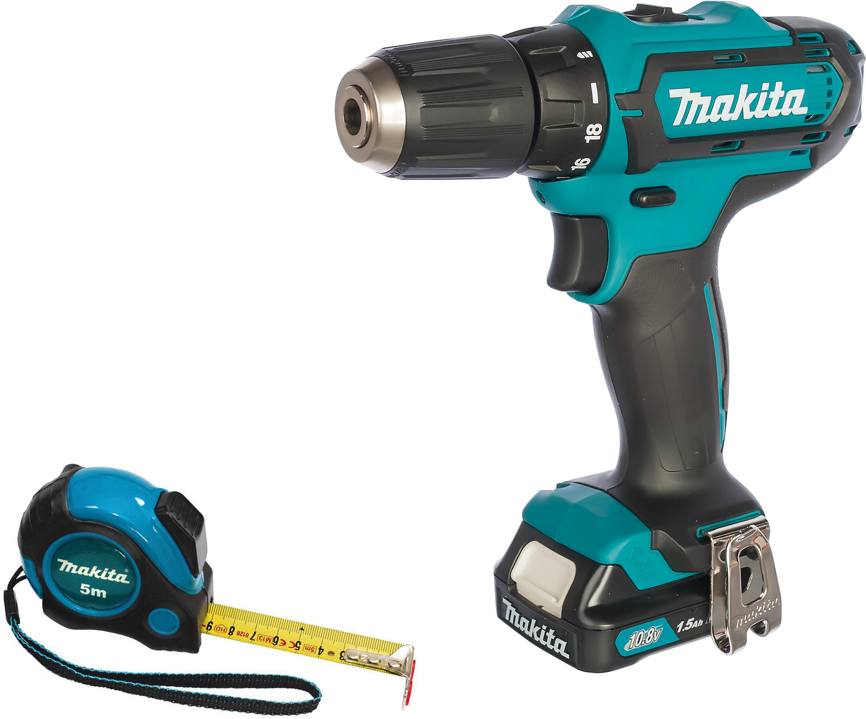 Набор Makita Дрель-шуруповерт df331dwye +Рулетка pgc-80520, Дрель-шуруповерт df331dwye +Рулетка pgc-80520
Набор Makita Дрель-шуруповерт df331dwye +Рулетка pgc-80520, Дрель-шуруповерт df331dwye +Рулетка pgc-80520