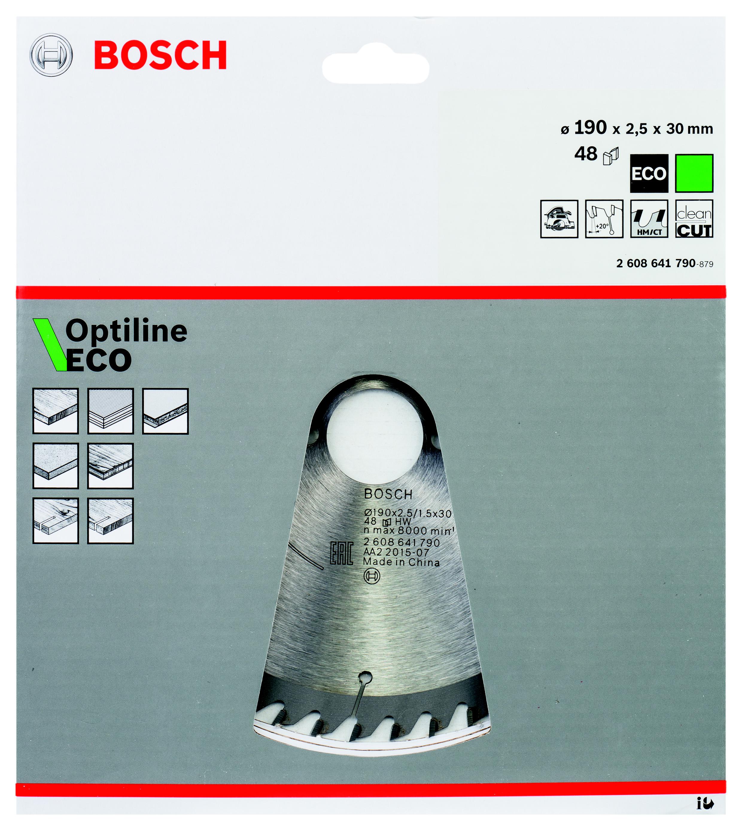 Диск пильный твердосплавный Bosch Optiline eco 190x48x30 (2.608.641.790), Optiline eco 190x48x30 (2.608.641.790)
Диск пильный твердосплавный Bosch Optiline eco 190x48x30 (2.608.641.790), Optiline eco 190x48x30 (2.608.641.790)