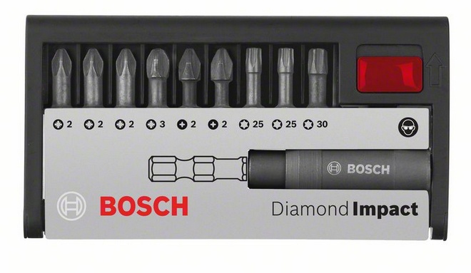 

Набор бит Bosch 25мм (diamond impact 10 предметов 2.608.522.064, 25мм (diamond impact 10 предметов 2.608.522.064)