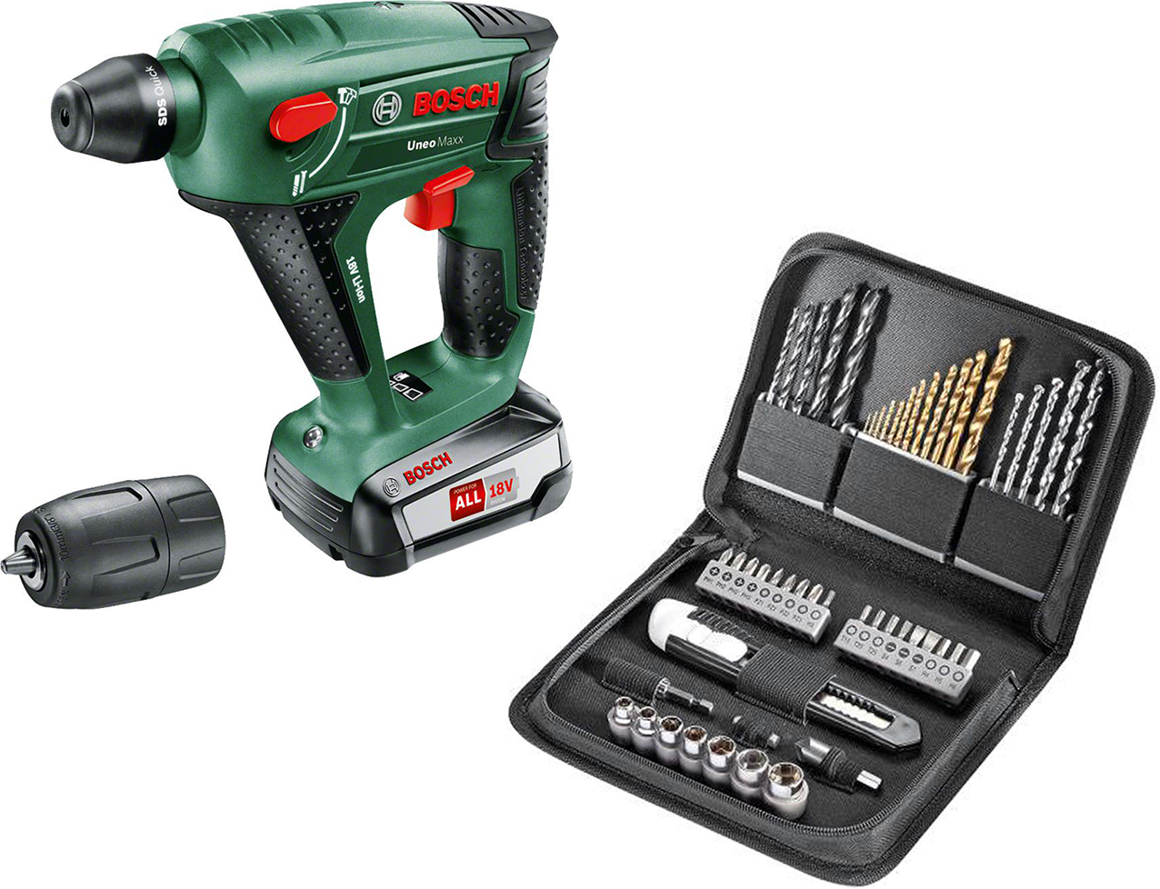 Набор Bosch Перфоратор uneo maxx (0.603.952.30f) +Набор бит и сверл 1619gx1400, Перфоратор uneo maxx (0.603.952.30f) +Набор бит и сверл 1619gx1400
Набор Bosch Перфоратор uneo maxx (0.603.952.30f) +Набор бит и сверл 1619gx1400, Перфоратор uneo maxx (0.603.952.30f) +Набор бит и сверл 1619gx1400