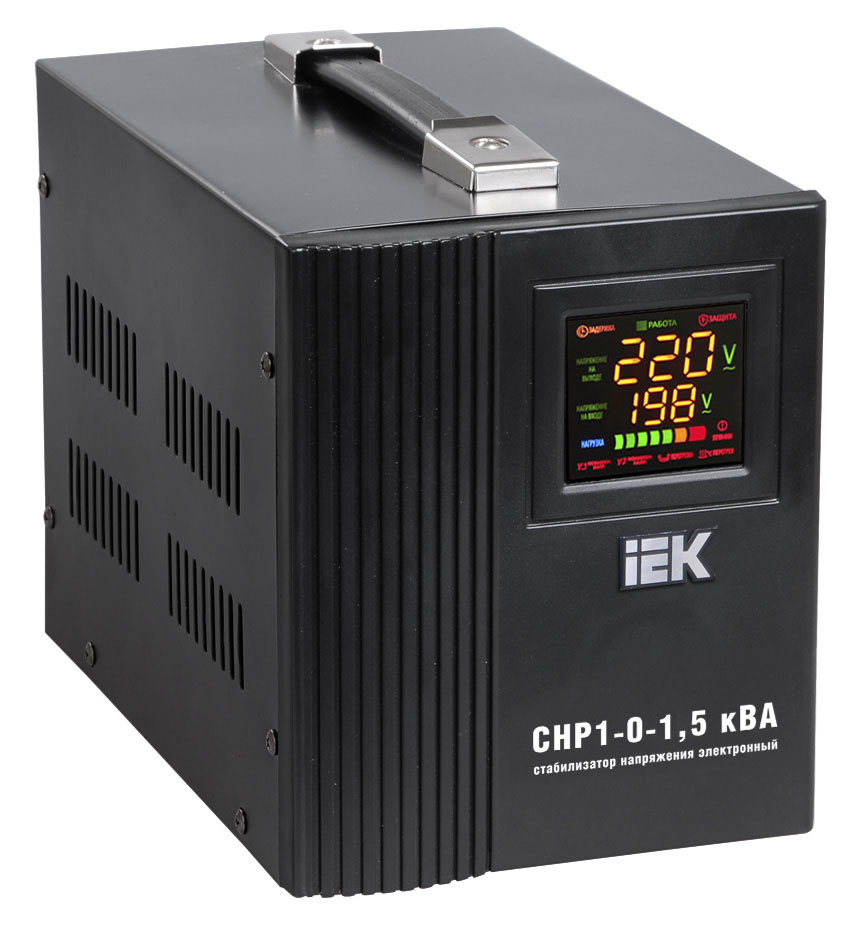 

Стабилизатор напряжения IEK, ИЭК СНР1-0- 1.5 кВА