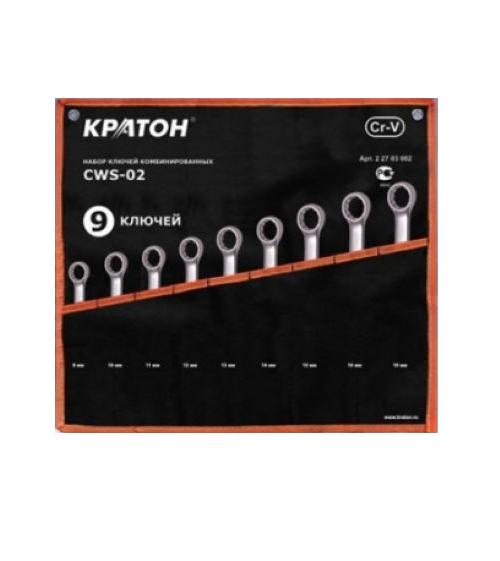 

Ключ гаечный КРАТОН, CWS-02 (8 - 19 мм)
