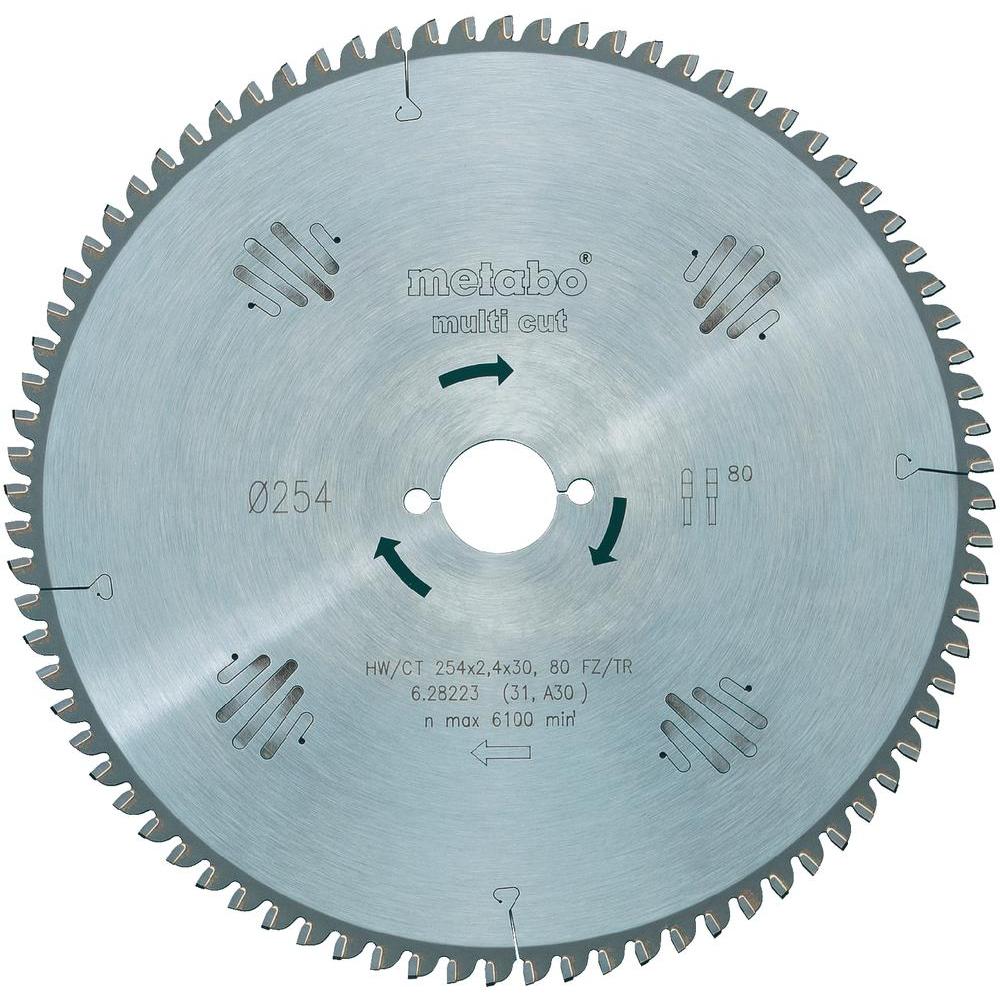 

Диск пильный твердосплавный METABO, Ф254х30мм 80зуб. (628223000)