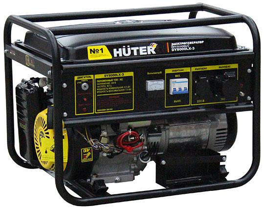 

Бензиновый генератор HUTER, DY8000LX-3