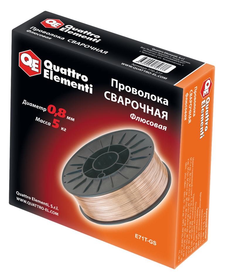 

Проволока сварочная QUATTRO ELEMENTI, 770-377