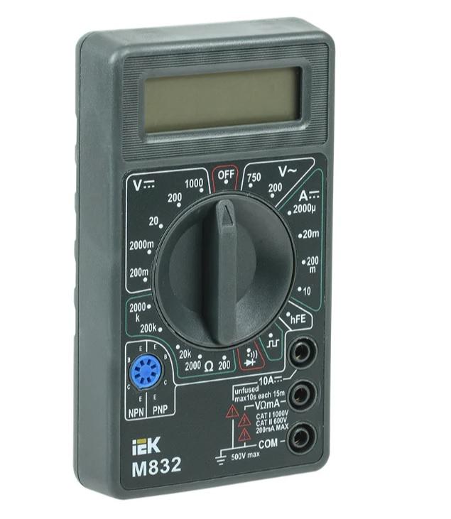 

Мультиметр цифровой IEK, Universal M832