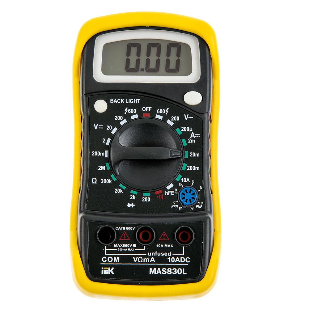 

Мультиметр цифровой IEK, Master MAS830L