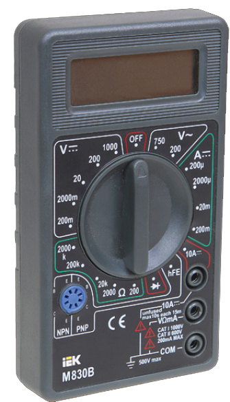 

Мультиметр цифровой IEK, Universal M830B