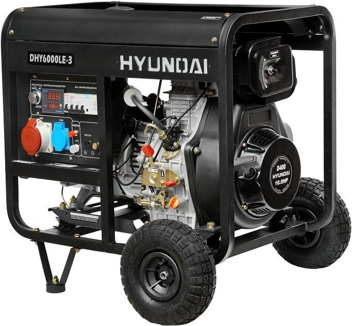 

Дизельный генератор HYUNDAI, DHY 6000LE-3