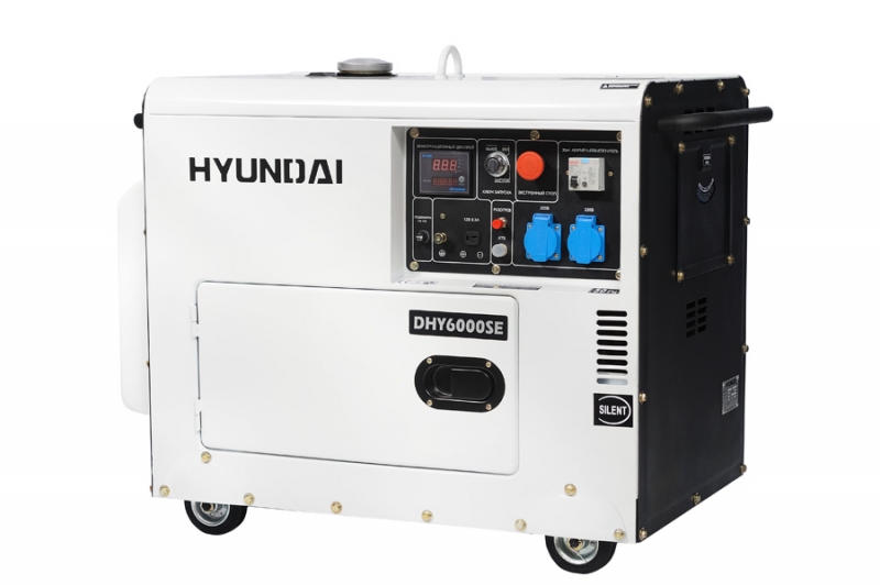 

Дизельный генератор HYUNDAI, DHY 6000SE