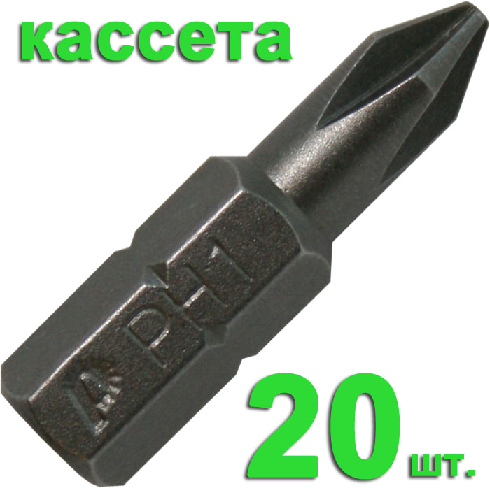 

Бита ПРАКТИКА, PH1 25мм (036-612 Профи, 20шт.)