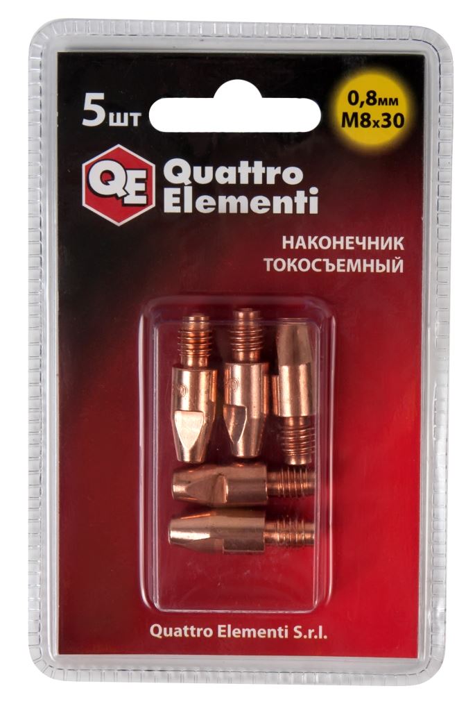 

Наконечник QUATTRO ELEMENTI, M8x30 М8х30 мм, 0.8 мм