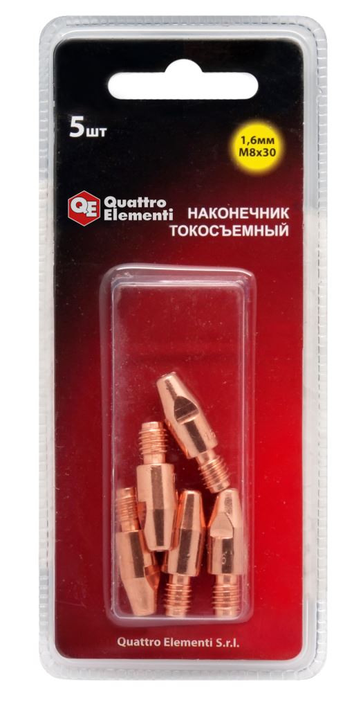 

Наконечник QUATTRO ELEMENTI, M8x30 М8х30 мм, 1.6 мм