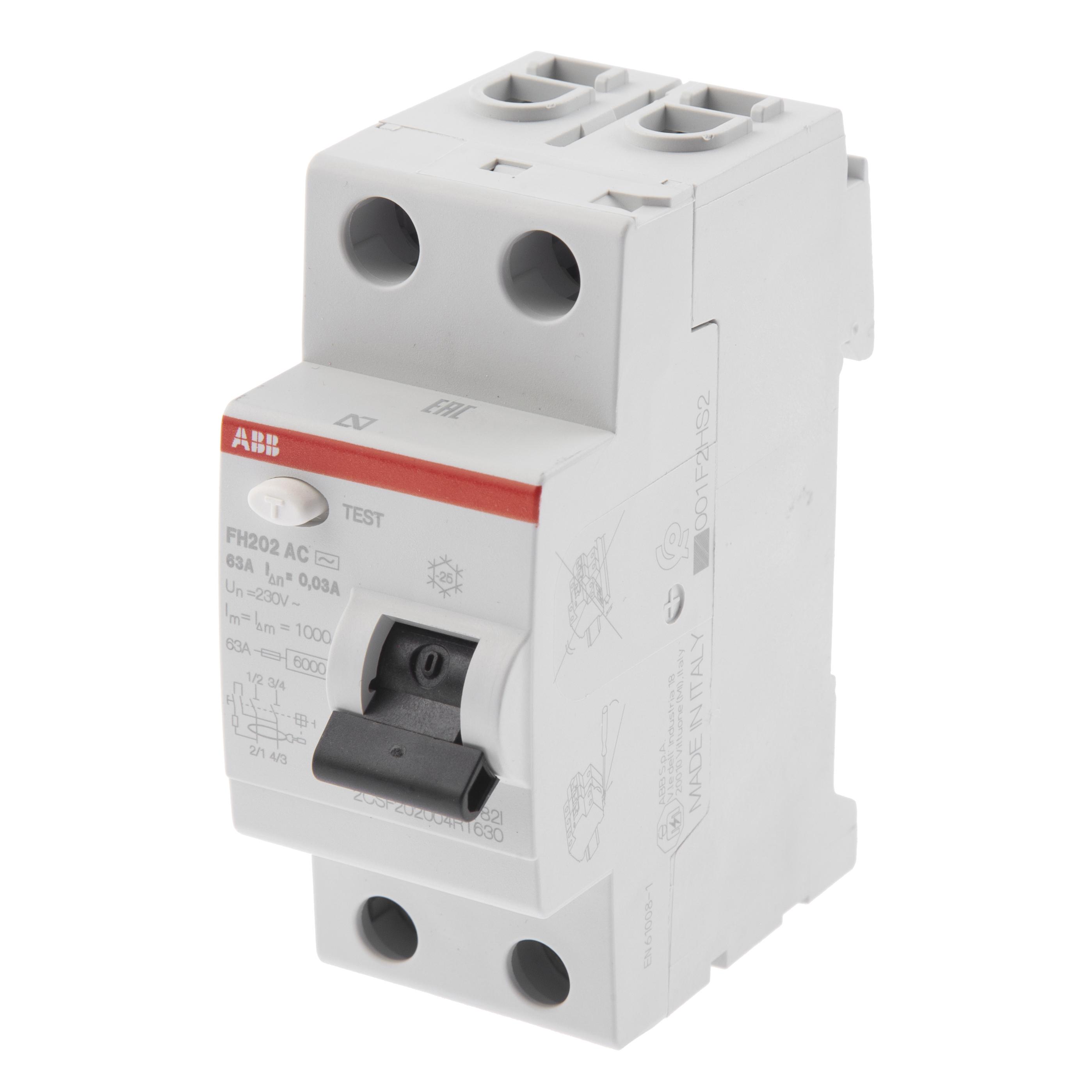 

УЗО ABB, FH202 AC-63/0,03