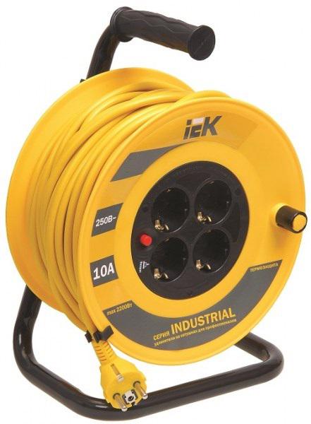 

Удлинитель IEK, Черный, "Industrial" УК20 ПВС 3х1