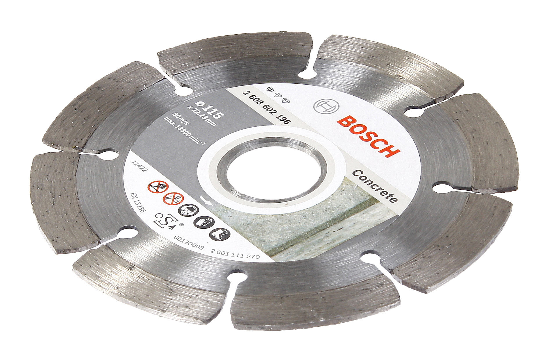 

Круг алмазный BOSCH, Standard for Concrete (2608602198) Ф150х22мм по бетону