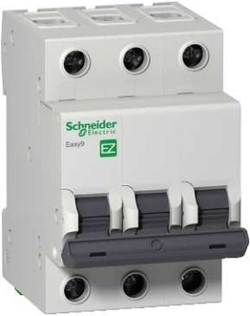 

Автомат SCHNEIDER ELECTRIC, EASY9 ВА 3П 16А C 4.5кА