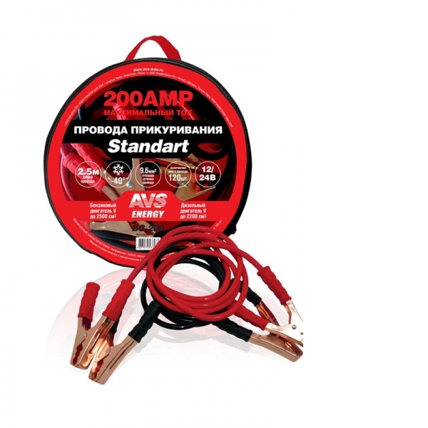 

Провода прикуривания AVS, BC-200