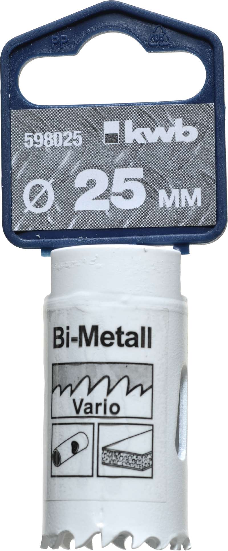 

Коронка биметаллическая KWB, Ф25мм резьба под адаптер 5/8 (598-025)