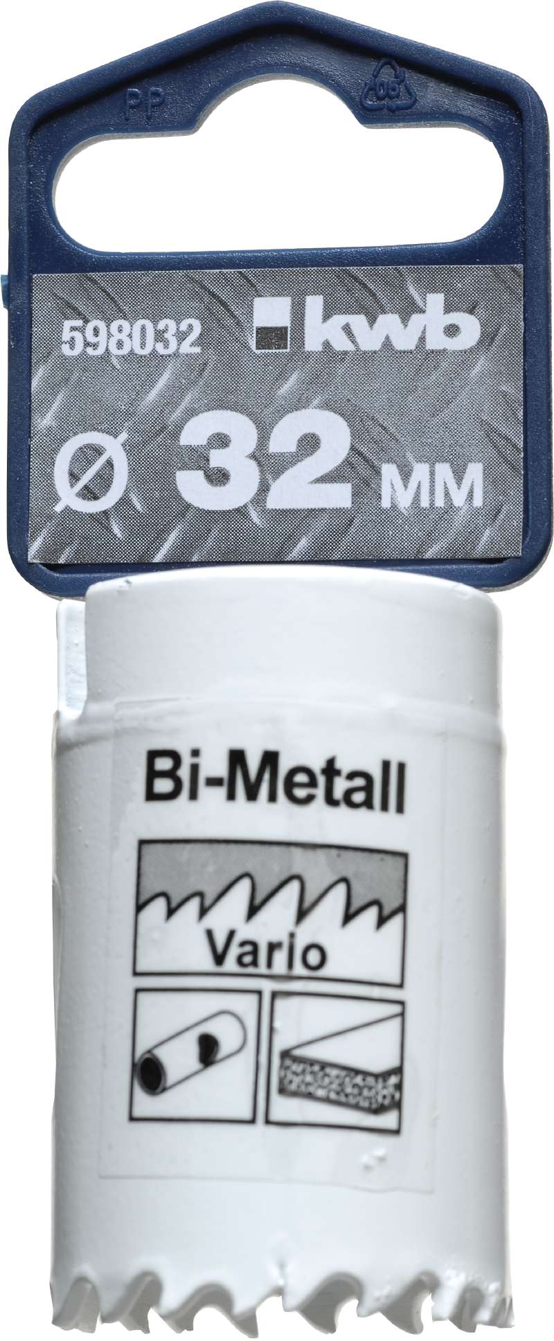 

Коронка биметаллическая KWB, Ф32мм резьба под адаптер 5/8 (598-032)