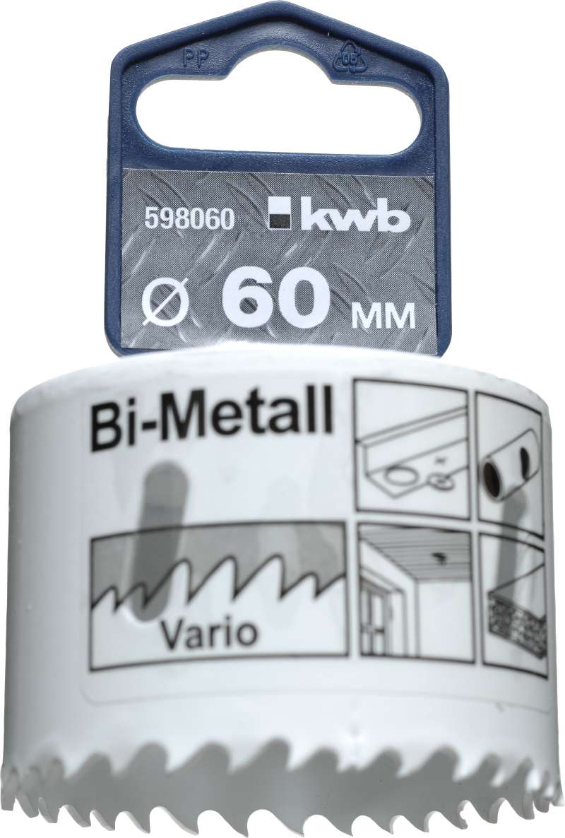 

Коронка биметаллическая KWB, Ф60х32мм 5/8'' (598-060)