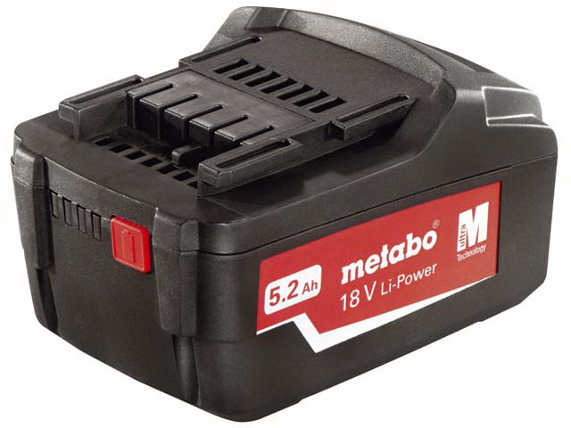 

Аккумулятор METABO, 18В 5.2Ач Li-Ion (625592000)