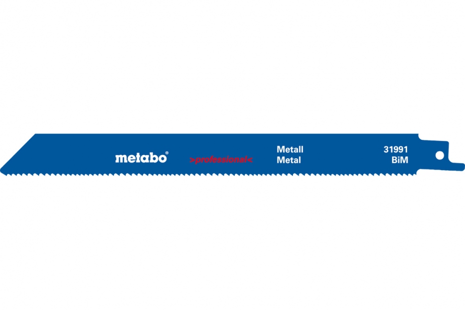 

Пилки для лобзика METABO, 200мм, TPI 10-14, BIM, 5шт/уп (631991000)