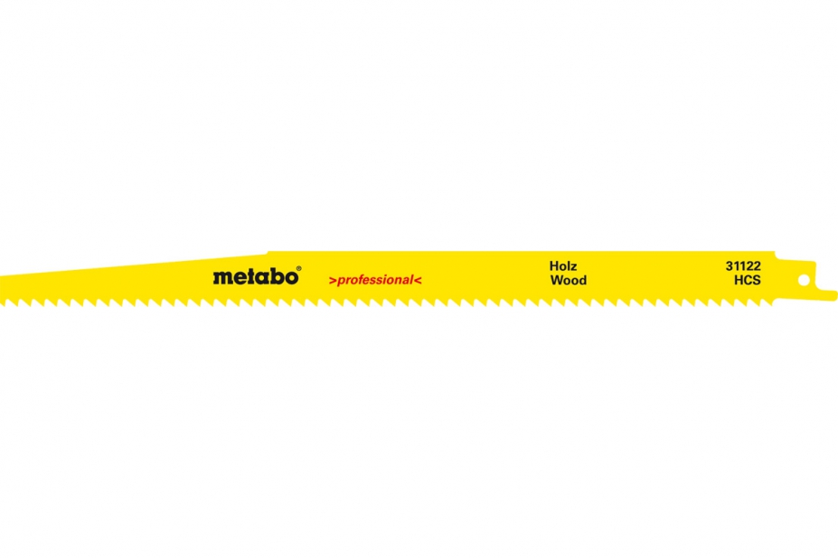 

Пилки для лобзика METABO, 300мм, TPI 6, HCS, 2шт/уп (631122000)