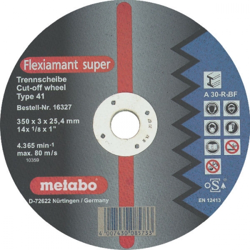 

Круг отрезной METABO, 350х3х25.4 616338000
