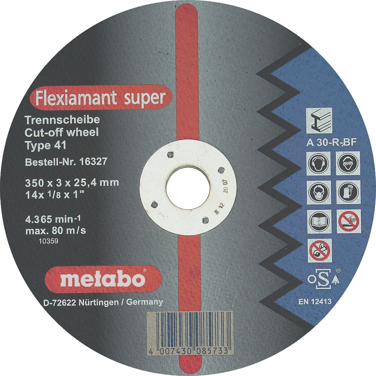 

Круг отрезной METABO, 350х3х25.4 616327000
