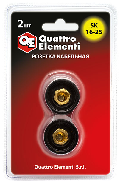 

Розетка QUATTRO ELEMENTI, QE SK 16-25