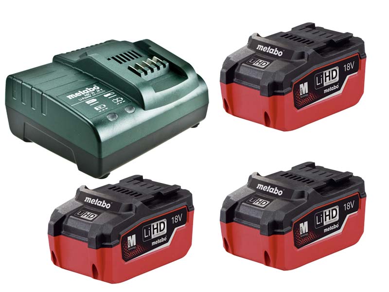 

Набор аккумуляторов и ЗУ METABO, 18В 5.5Ач Li-Ion (685074000)