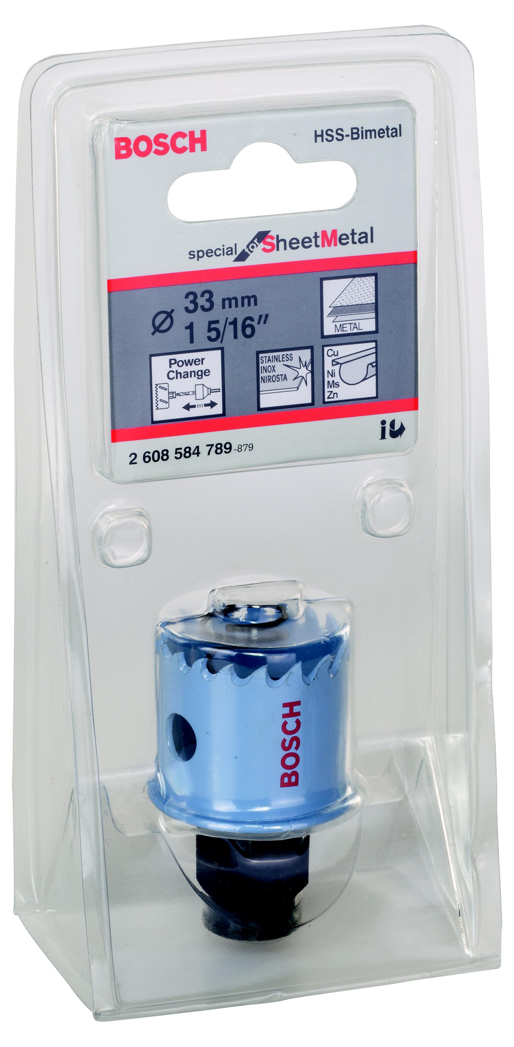 

Коронка BOSCH, Ф33х20 мм power change (2608584789)