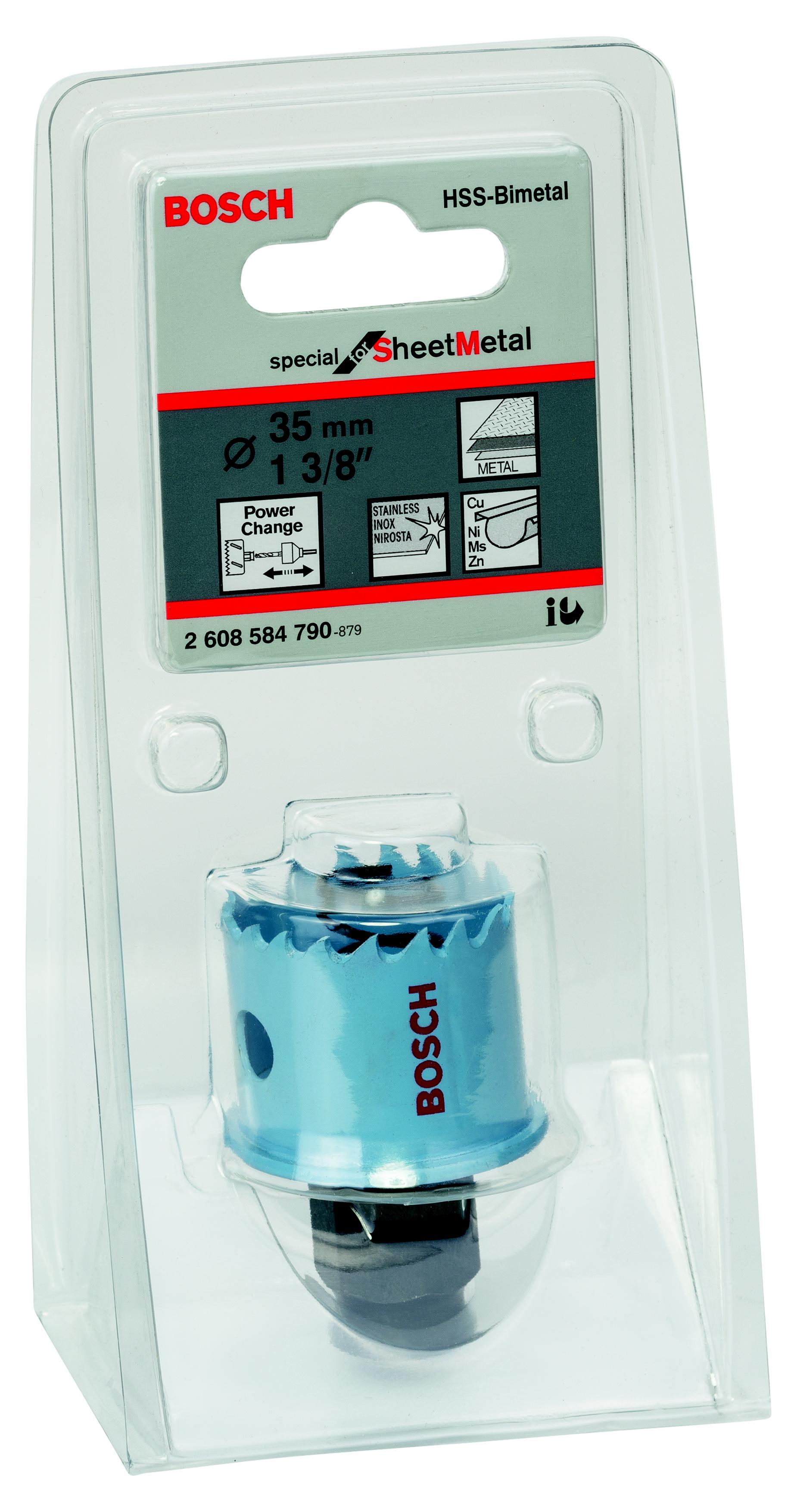 

Коронка BOSCH, Ф35х20 мм power change (2608584790)