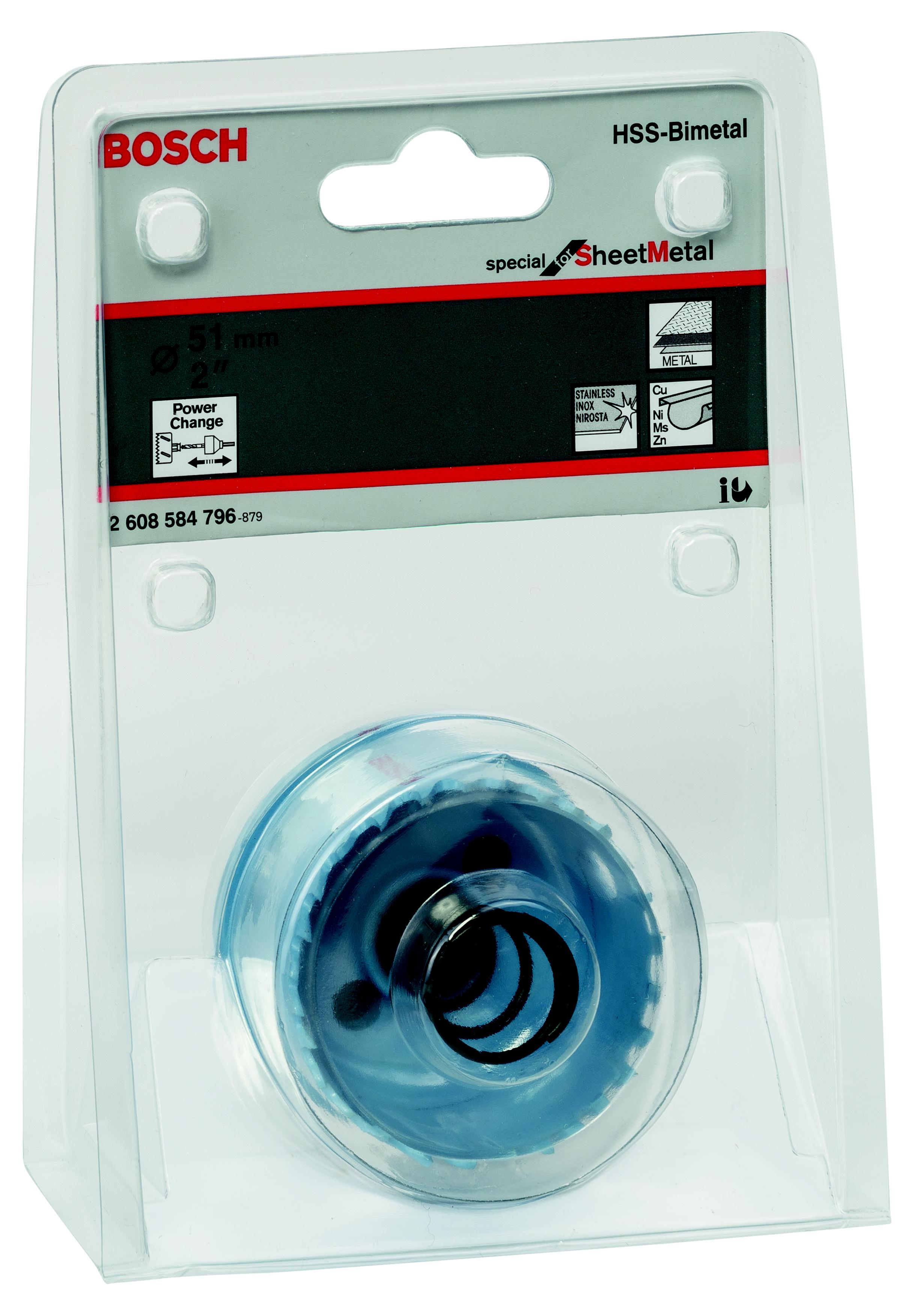 

Коронка BOSCH, Ф51х20 мм power change (2608584796)