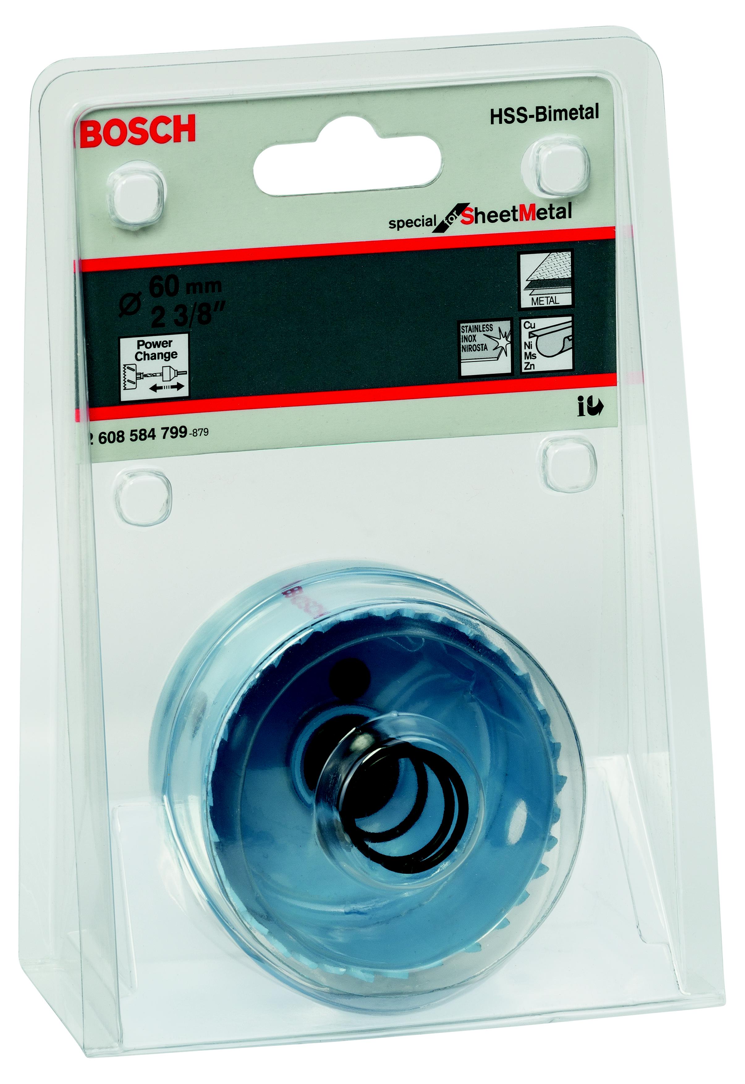 

Коронка BOSCH, Ф60х20 мм power change (2608584799)