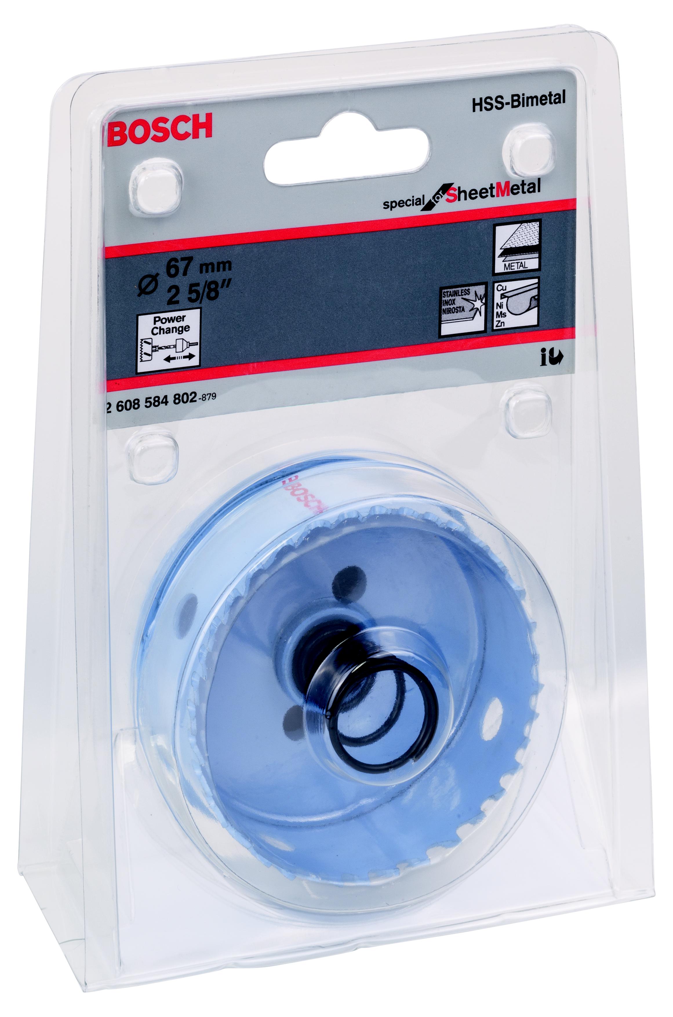 

Коронка BOSCH, Ф67х20 мм power change (2608584802)