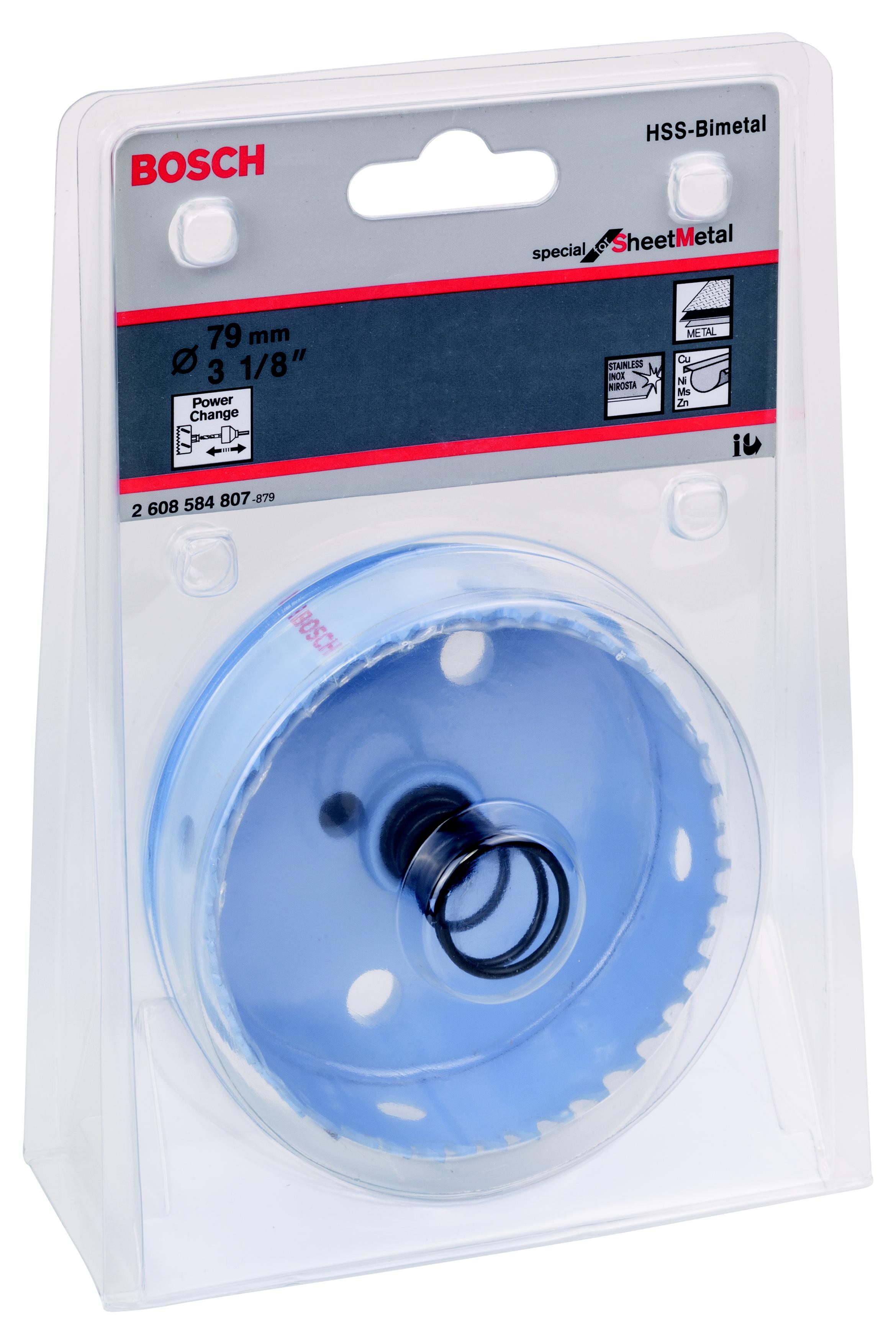 

Коронка BOSCH, Ф79х20 мм power change (2608584807)