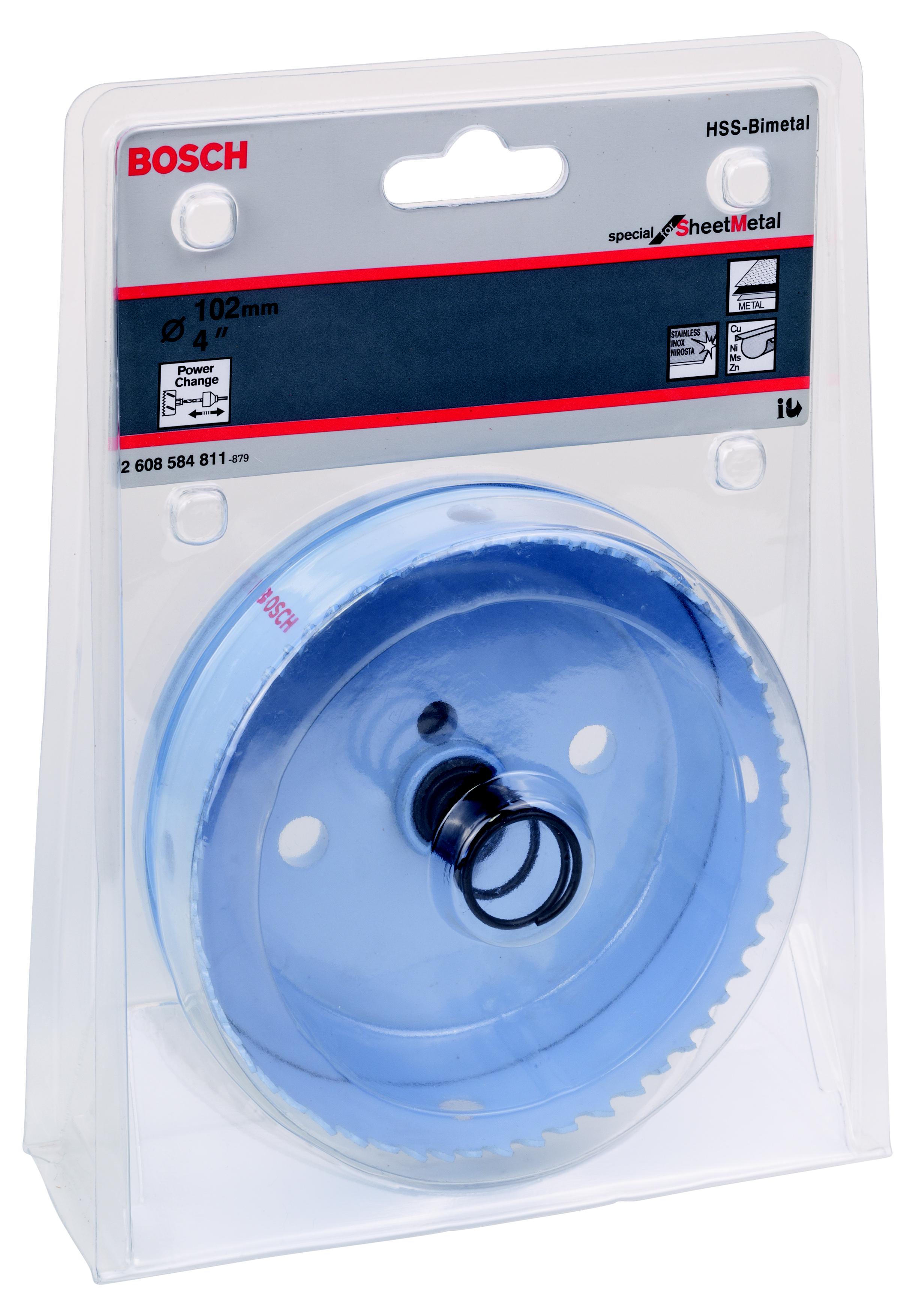 

Коронка BOSCH, Ф102х20 мм power change (2608584811)