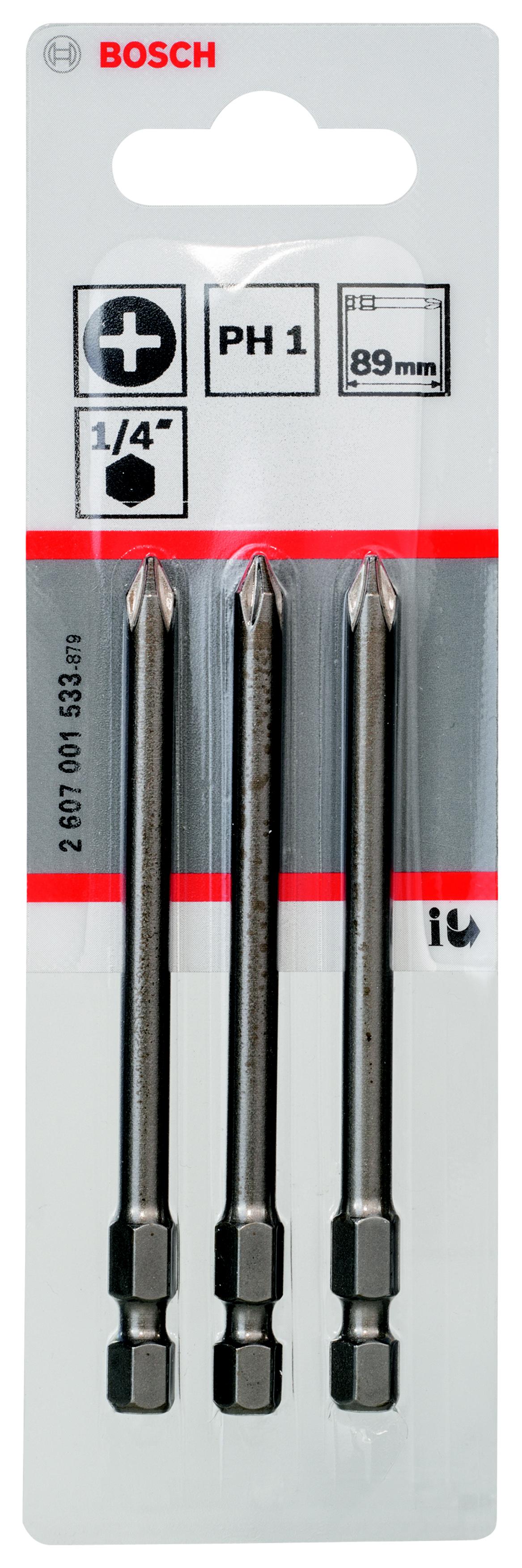 

Бита BOSCH, PH1 89мм (2607001533)