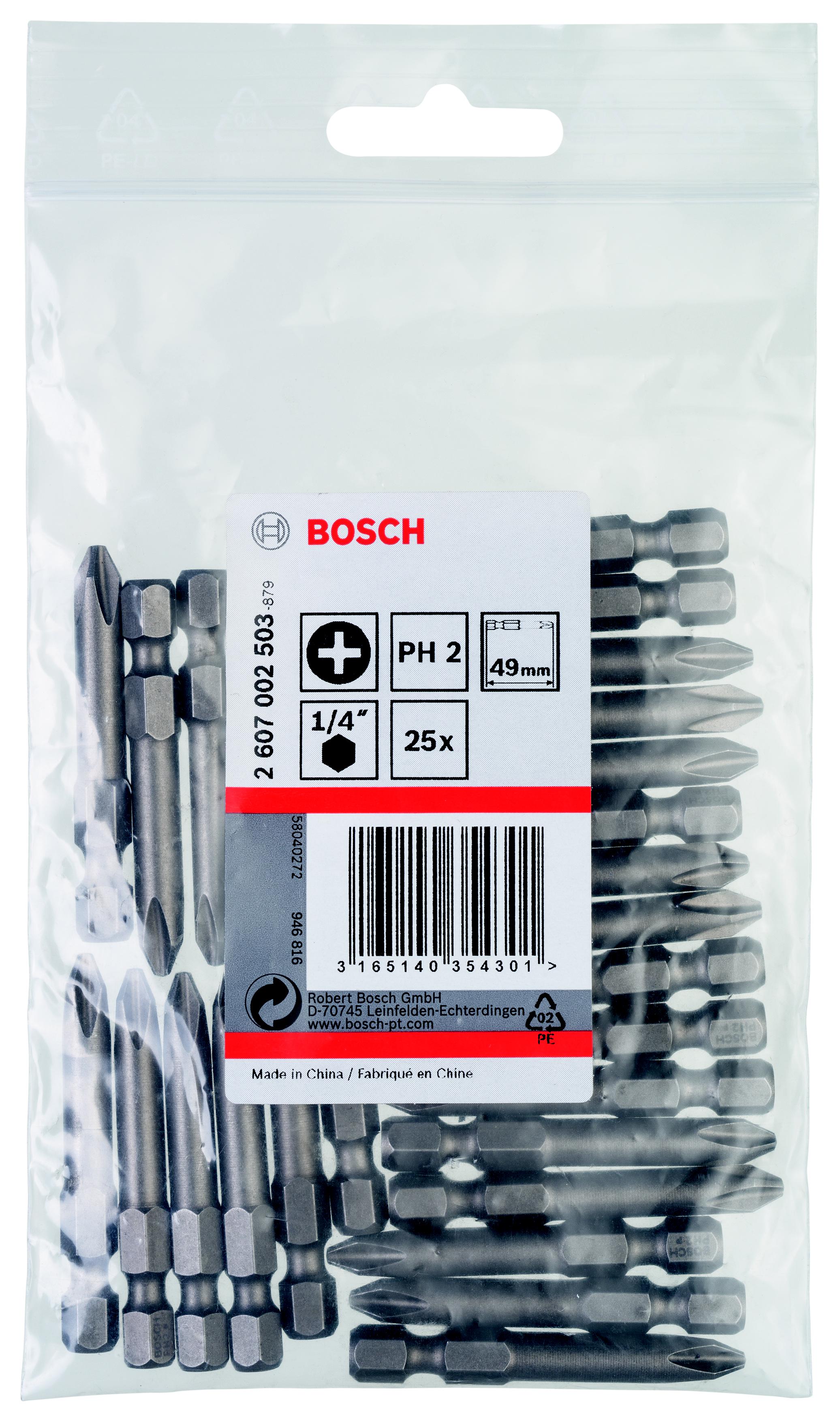 

Бита BOSCH, PH2 49мм (2607002503)